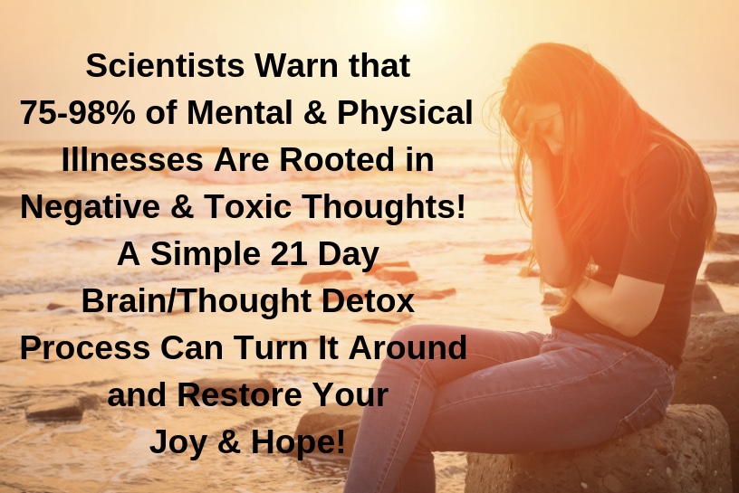 SCIENTISTS IDENTIFY THE CAUSE OF 75 TO 98% OF ALL MENTAL & PHYSICAL ILLNESSES﻿
